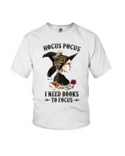 Hocus pocus I need books to focus Youth T-Shirt tile