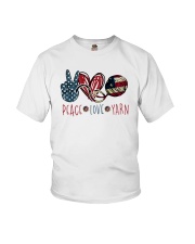 Peace Love Yarn Youth T-Shirt tile