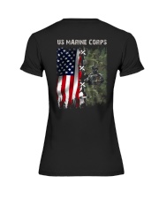 US Marine Corps American Flag Premium Fit Ladies Tee tile