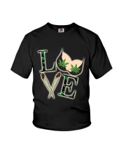 Im A Simple Man I Like Doobies And Boobies Youth T-Shirt tile