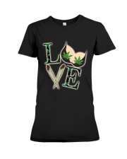 Im A Simple Man I Like Doobies And Boobies Premium Fit Ladies Tee tile