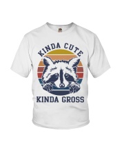 Raccoon Kinda Cute Kinda Gross Youth T-Shirt tile