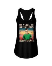 Y'all Mothafckas Need Science Sheldon Cooper Ladies Flowy Tank tile