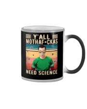 Y'all Mothafckas Need Science Sheldon Cooper Color Changing Mug tile