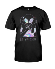 UFO Alien Girl Classic T-Shirt front