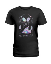UFO Alien Girl Ladies T-Shirt tile