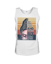 I just want to read my book Unisex Tank tile