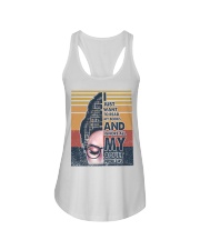 I just want to read my book Ladies Flowy Tank tile