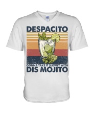 Despacito gonna take it slowly with dis mojito V-Neck T-Shirt tile