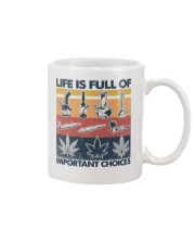 Life Is Full Of Important Choices Mug tile