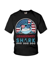 Vintage Grandpappy shark doo Youth T-Shirt tile