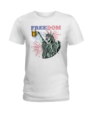 Statue of Liberty Freedom Ladies T-Shirt tile