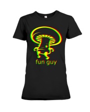 Mushroom Fun Guy Premium Fit Ladies Tee tile