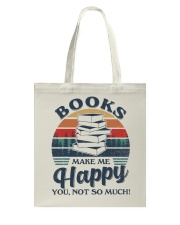 Books Make Me Happy Tote Bag tile