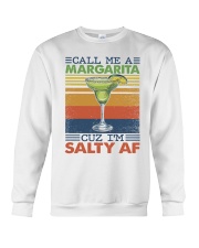 Call me a margarita cuz I'm salty AF Crewneck Sweatshirt tile