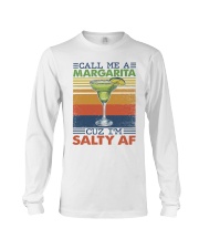 Call me a margarita cuz I'm salty AF Long Sleeve Tee tile