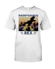 daddy saurus rex Premium Fit Mens Tee tile