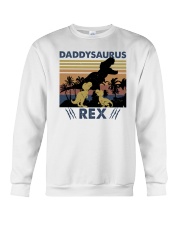 daddy saurus rex Crewneck Sweatshirt tile