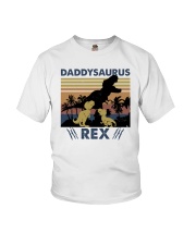 daddy saurus rex Youth T-Shirt tile