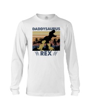 daddy saurus rex Long Sleeve Tee tile