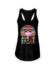 Vintage Auntie shark doo Ladies Flowy Tank tile
