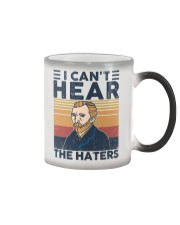 I Can't Hear The Haters Color Changing Mug tile