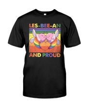 LGBTQ Pride Les Bee An And Proud Premium Fit Mens Tee tile