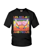 LGBTQ Pride Les Bee An And Proud Youth T-Shirt tile
