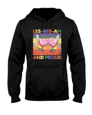 LGBTQ Pride Les Bee An And Proud Hooded Sweatshirt tile