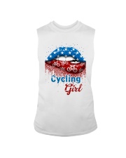 Cycling Girl American Lips Sleeveless Tee tile