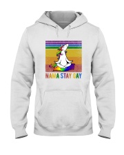 Nama stay gay Hooded Sweatshirt tile