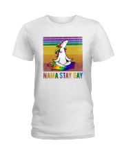 Nama stay gay Ladies T-Shirt tile