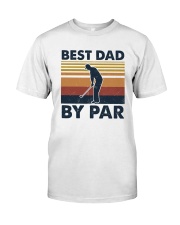 Best Dad By Par Golf Premium Fit Mens Tee tile