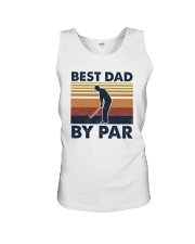 Best Dad By Par Golf Unisex Tank tile