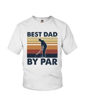 Best Dad By Par Golf Youth T-Shirt tile