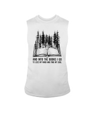 And into the books I go Sleeveless Tee tile