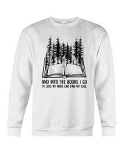And into the books I go Crewneck Sweatshirt tile