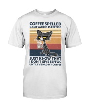 Coffee Spelled Backwards Is Eeffoc Classic T-Shirt tile