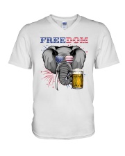 Elephant US Freedom V-Neck T-Shirt tile