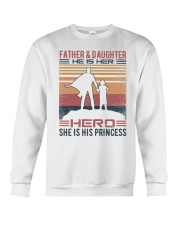 He's her Hero She's his Princess Crewneck Sweatshirt tile