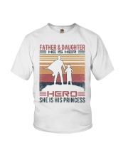 He's her Hero She's his Princess Youth T-Shirt tile