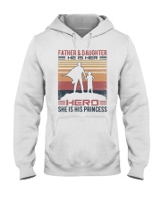 He's her Hero She's his Princess Hooded Sweatshirt tile
