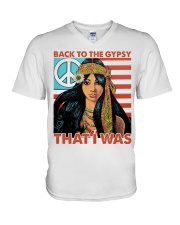Back to the gypsy that i was V-Neck T-Shirt tile
