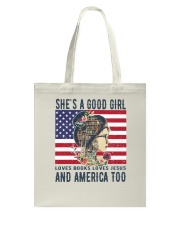 She's A Good Girl Loves Books Tote Bag tile