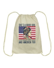 She's A Good Girl Loves Books Drawstring Bag tile
