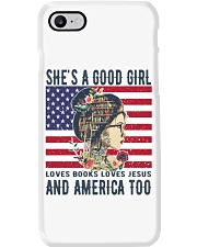 She's A Good Girl Loves Books Phone Case tile