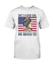 She's A Good Girl Loves Books Classic T-Shirt tile