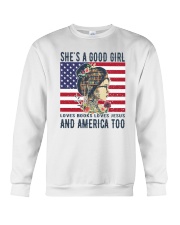 She's A Good Girl Loves Books Crewneck Sweatshirt tile