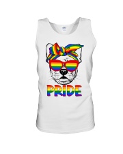 Pride LGBT Gay Be Lesbian Frenchie Funny Unisex Tank tile