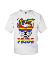 Pride LGBT Gay Be Lesbian Frenchie Funny Youth T-Shirt tile
